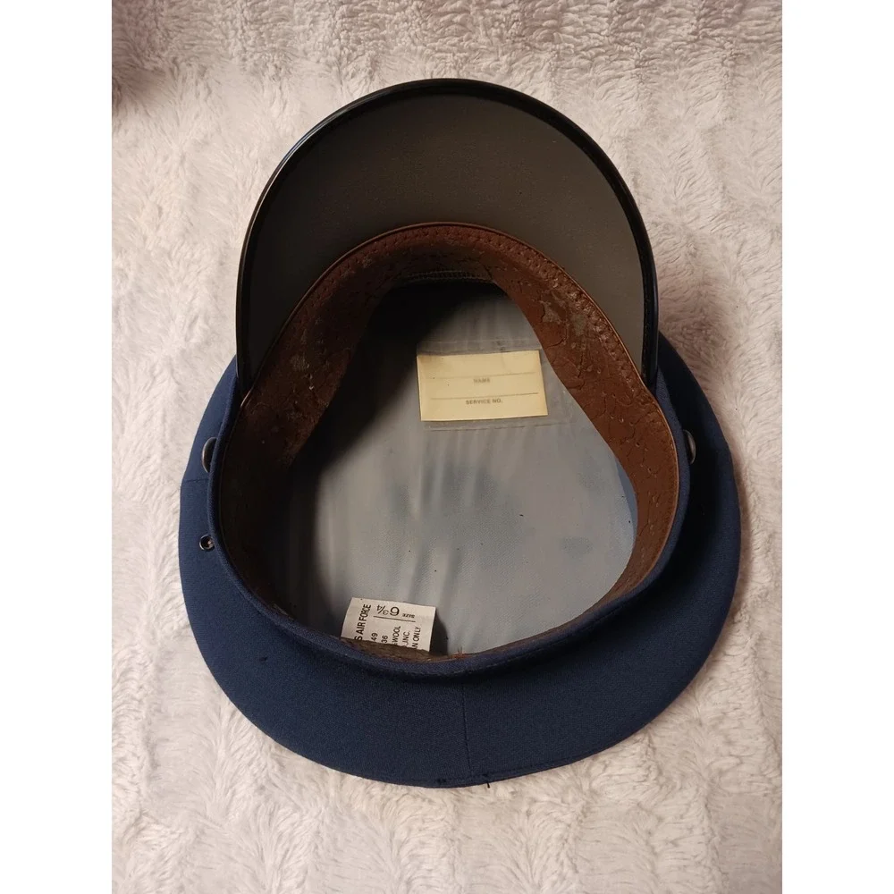 Vintage 80s Bancroft US Air Force Cap Wool Dress Hat United States AF Size 6 3/4